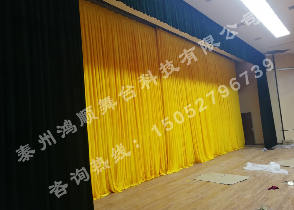 舞臺電動對開背景底幕